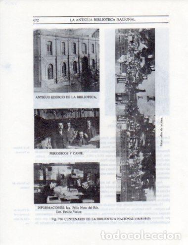 Postales: LAMINA V25546: Centenario de la Biblioteca Nacional de Santiago - Leopoldo Castedo