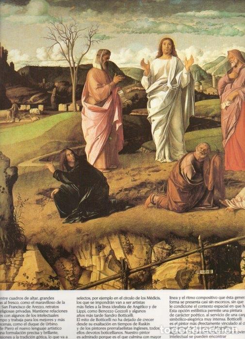 Postkarten: LAMINA V20369: La transfiguracion fragmento por Giovanni Bellini - Varios