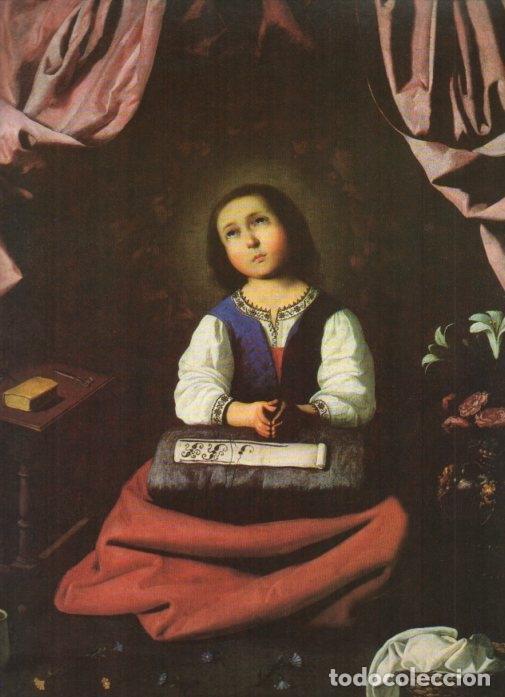 Postcards: LAMINA V20351: La Virgen ni&ntilde;a por Zurbaran - Varios