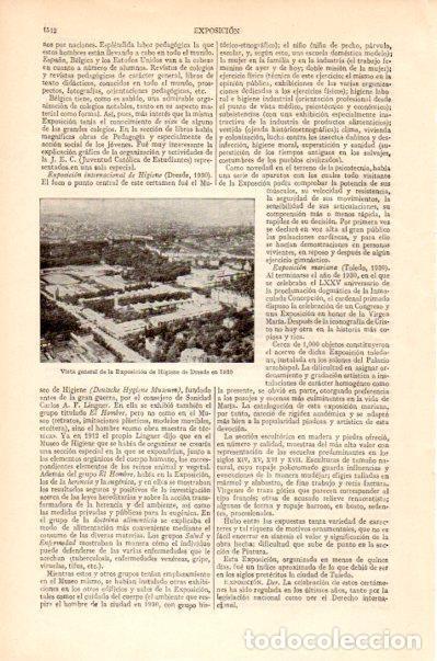 Postkarten: LAMINA V27551: Vista de la Exposicion de Higiene en Dresde 1930 - Varios