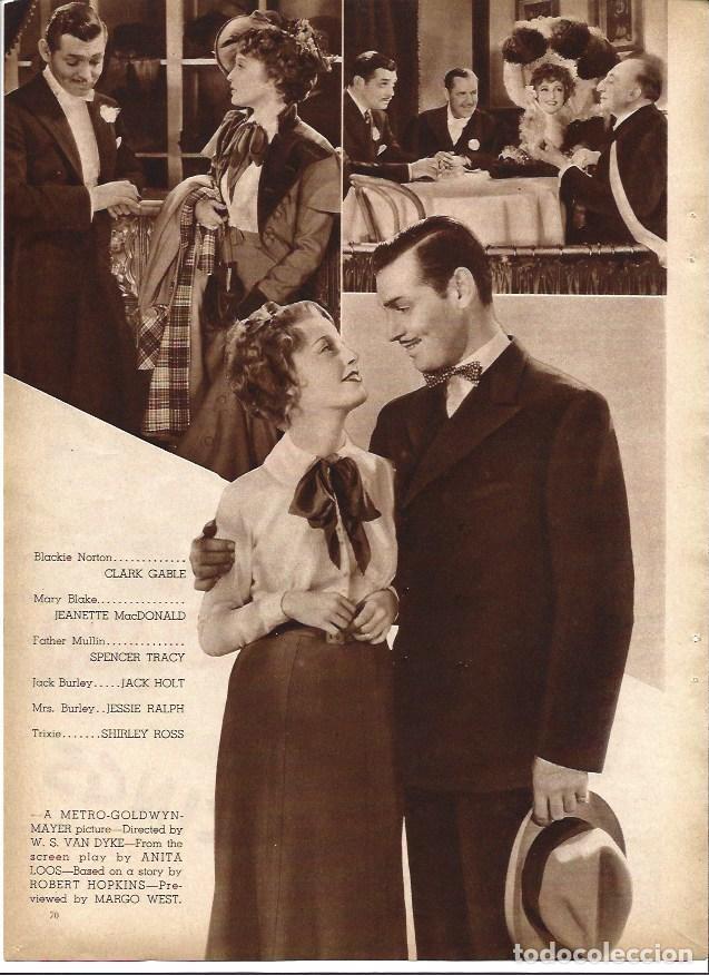 Postcards: LAMINA 32302: Clark Gable y Jeannette MacDonald - VVAA