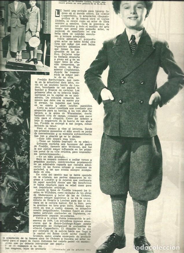 Postais: LAMINA 32362: Freddie Bartholomew en Hollywood - NULL