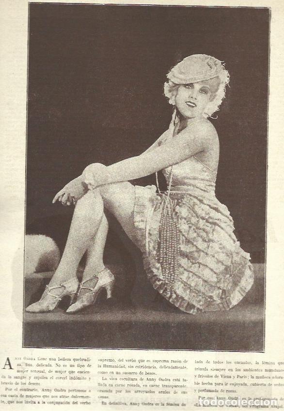 Postais: LAMINA 32600: Anny Ondra - NULL