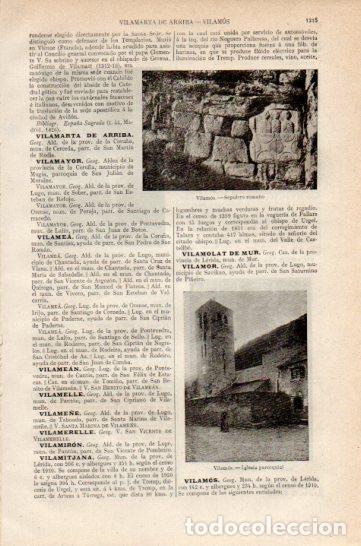 Postkarten: LAMINA V27305: Iglesia y sepulcro romano en Vilamos - Varios