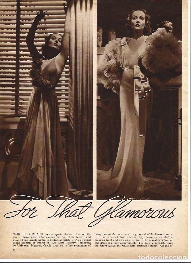 Postais: LAMINA 32243: Carole Lombard en camison - VVAA