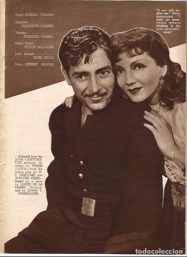 Cartoline: LAMINA 32278: Ronald Colman y Claudette Colbert - VVAA
