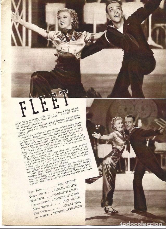 Cartes Postales: LAMINA 32168: Fred Astaire y Ginger Rogers en Follow the fleet - VVAA