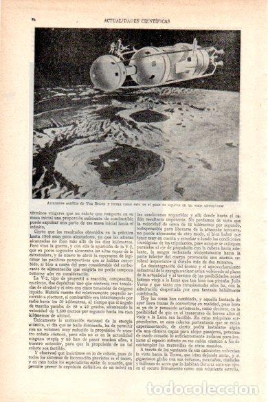 Postais: LAMINA V26426: Astronave satelite de Von Braun - Varios