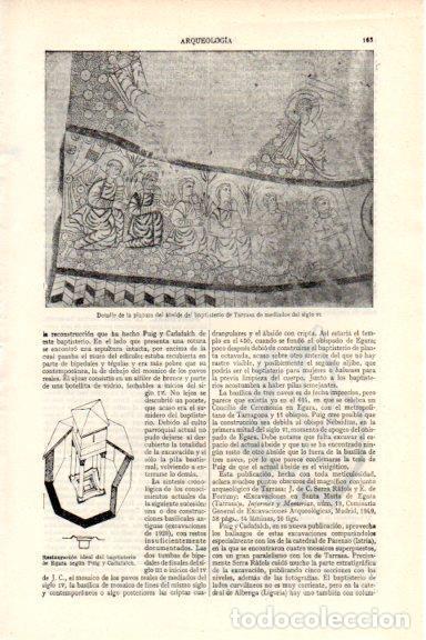 Postkarten: LAMINA V26438: Pintura del baptisterio de Tarrasa - Varios