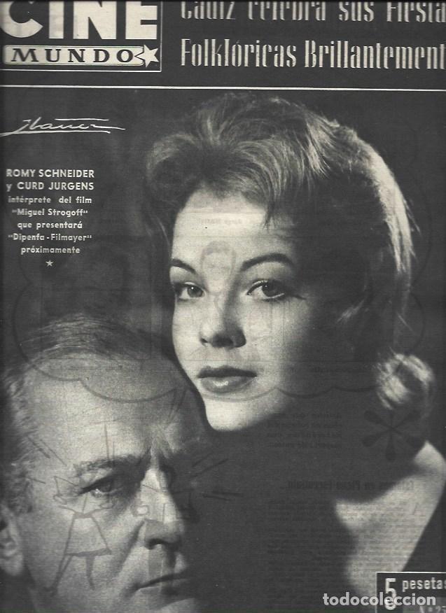 Postales: LAMINA 32975: Romy Schneider y Curd Jurgens en portada - VVAA
