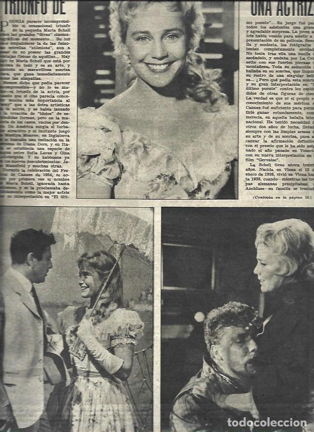 Cartes Postales: LAMINA 32903: Maria Schell en diferentes escenas - VVAA