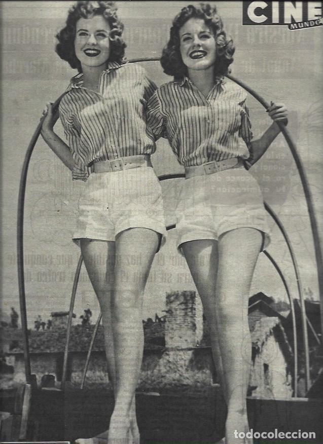 Postais: LAMINA 32909: Susan y Caryl Volkmann en contraportada - VVAA