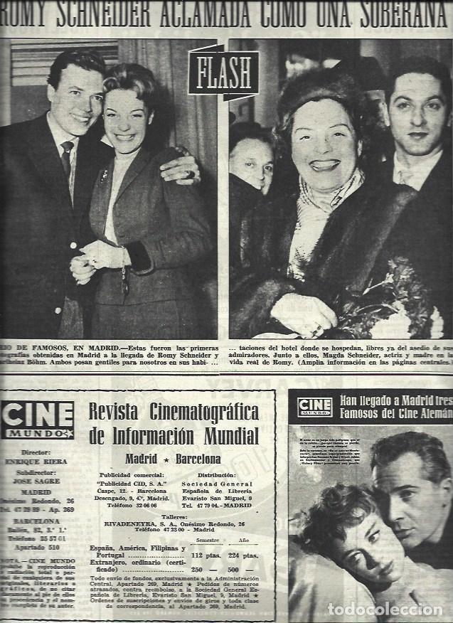 Postais: LAMINA 32911: Romy Schneider en Madrid - VVAA