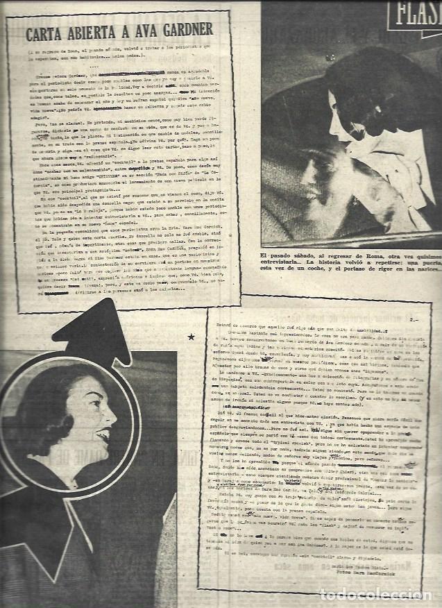 Postales: LAMINA 32900: Carta abierta a Ava Gardner - VVAA