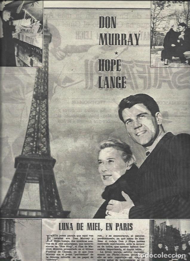 Postais: LAMINA 32936: Don Murray y Hope Lange en Paris - VVAA