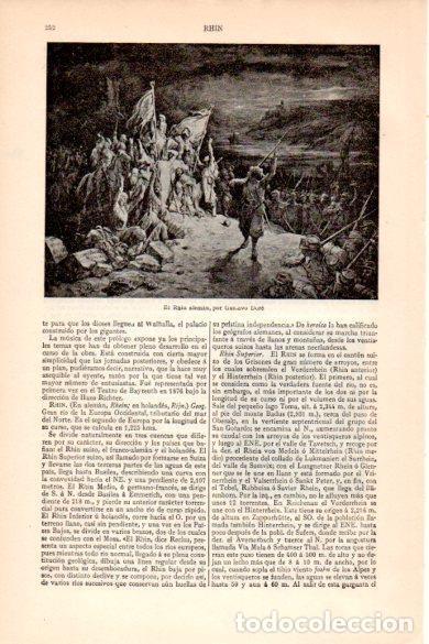 Postkarten: LAMINA V26510: El Rhin aleman por Gustavo Dore - Varios