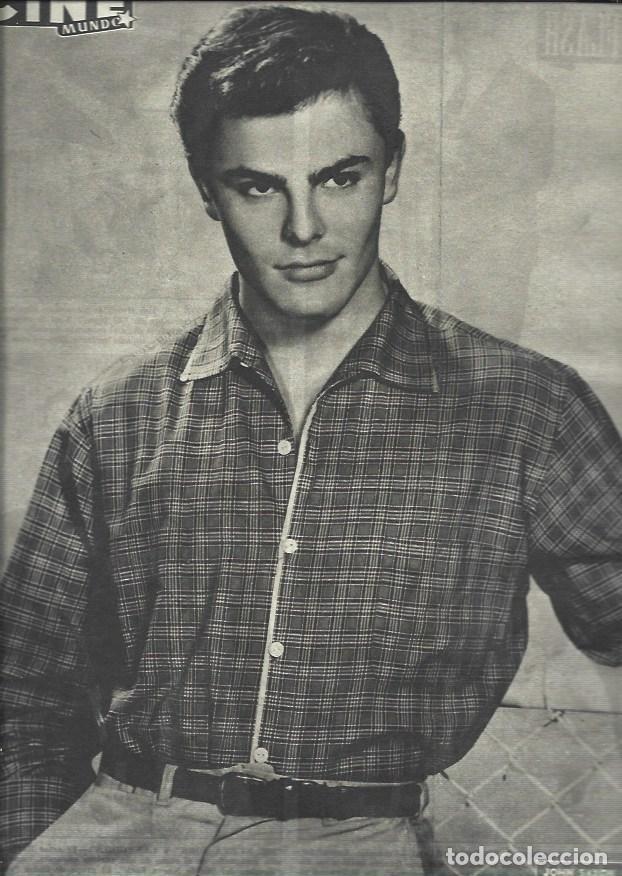 Cartes Postales: LAMINA 33130: John Saxon en contraportada - VVAA