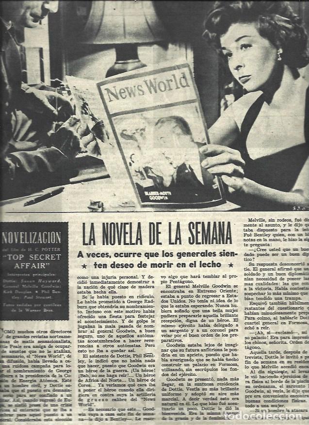 Postais: LAMINA 33157: Susan Hayward en Top Secret Affair - VVAA