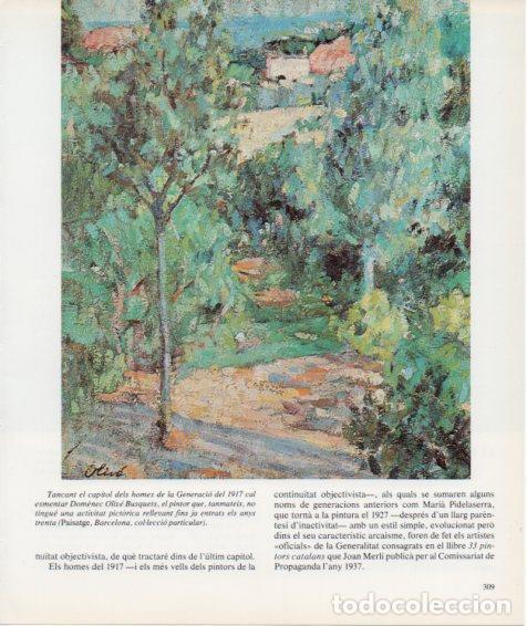 Postales: LAMINA V27239: Paisatge per Domenec Olive Busquets - Francesc Fontbona