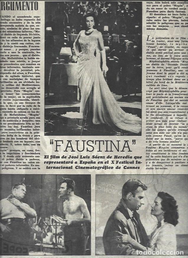 Postales: LAMINA 33080: Escenas de Faustina con Maria Felix - VVAA