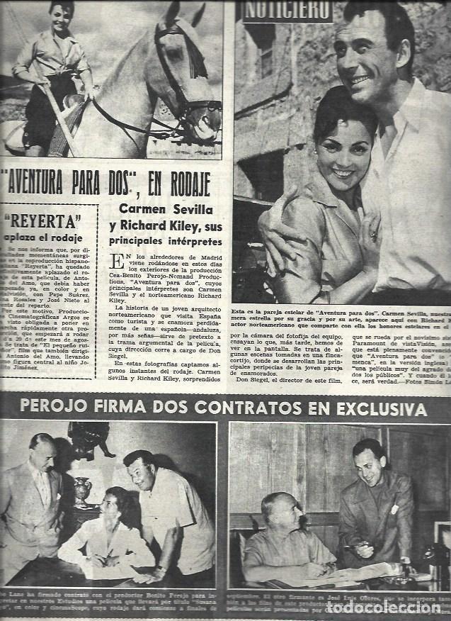Postkarten: LAMINA 32679: Rodaje de Aventura para dos con Carmen Sevilla - VVAA