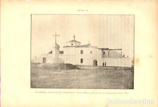Cartoline: LAMINA V27045: Huelva. Convento de Santa Maria de La Rabida - Rodrigo Amador de los Rios