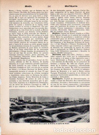 Cartes Postales: LAMINA V26993: Vista parcial de Brasilia - Varios