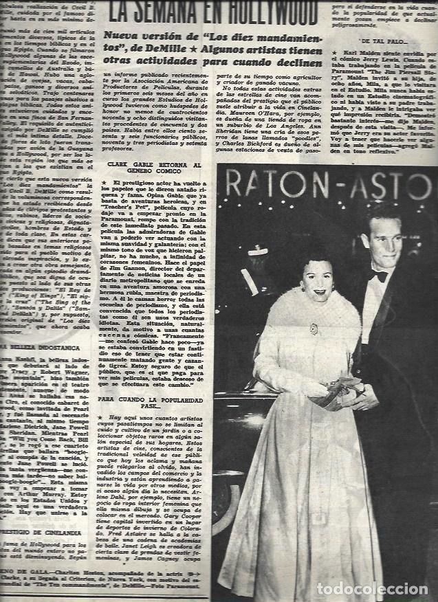 Cartoline: LAMINA 32860: Charlton Heston en el estreno de Los Diez Mandamientos - VVAA