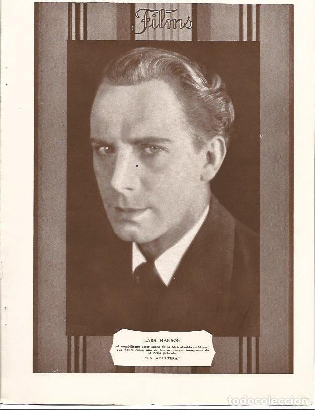 Cartes Postales: LAMINA 34079: Lars Hanson - VVAA