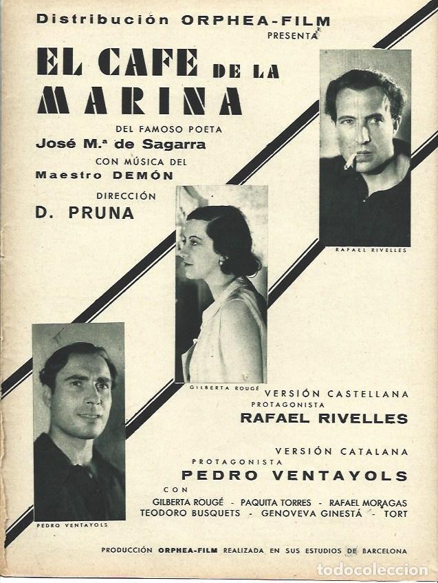 Postkarten: LAMINA 34162: Publicidad de El caf&eacute; de la Marina con Rafael Rivelles - VVAA