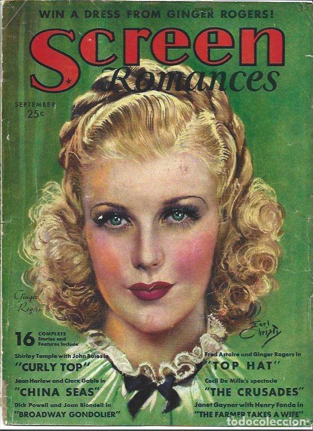 Postais: LAMINA 34167: Portada con Ginger Rogers - VVAA