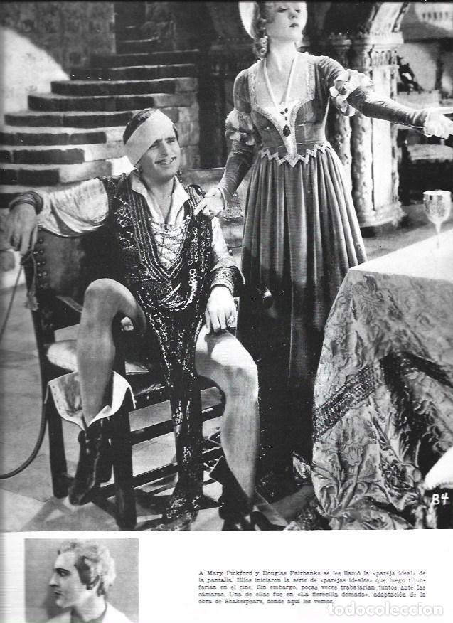 Postcards: LAMINA 33870: Mary Pickford y Douglas Fairbanks en La fierecilla domada - VVAA