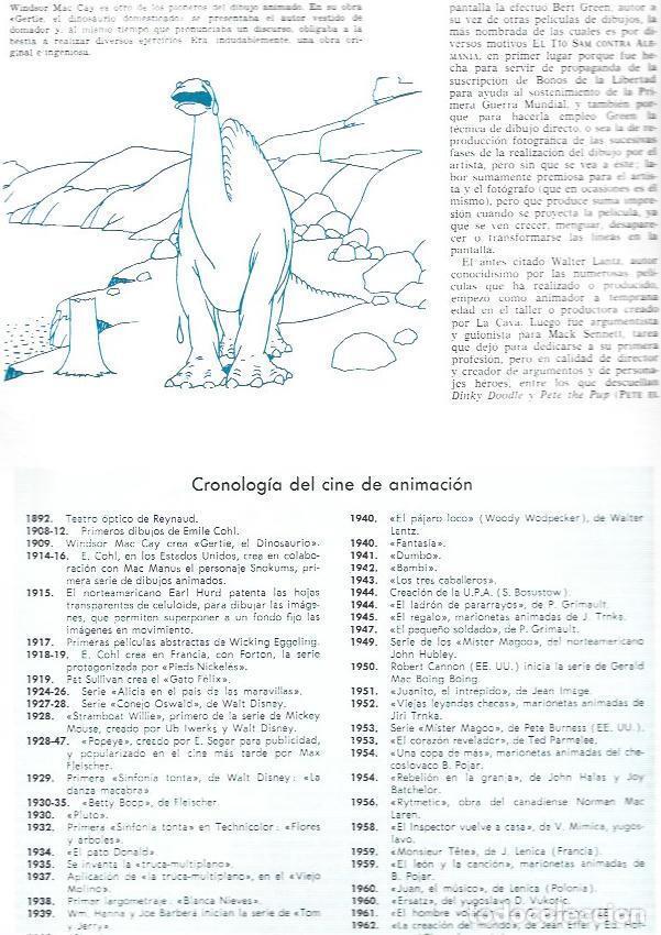 Postales: LAMINA 34036: Gertie el dinosaurio domesticado - VVAA