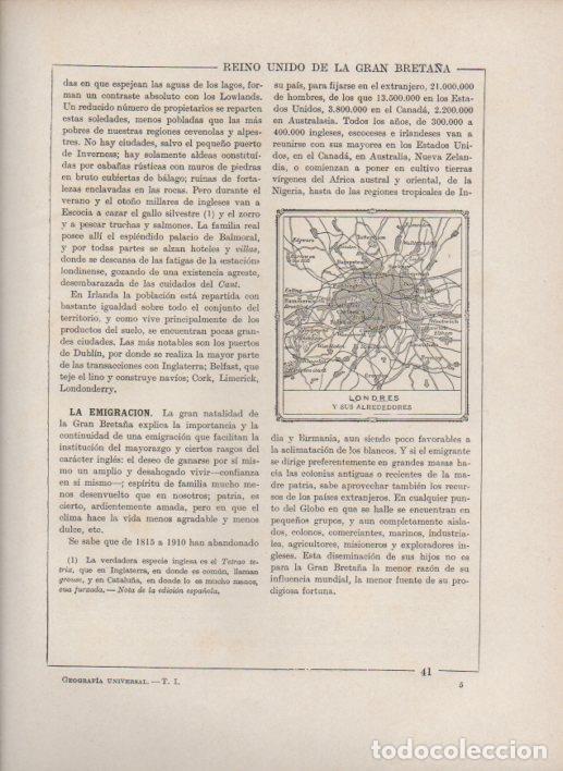 Postales: LAMINA V27755: Mapa de Londres y alrededores - Varios