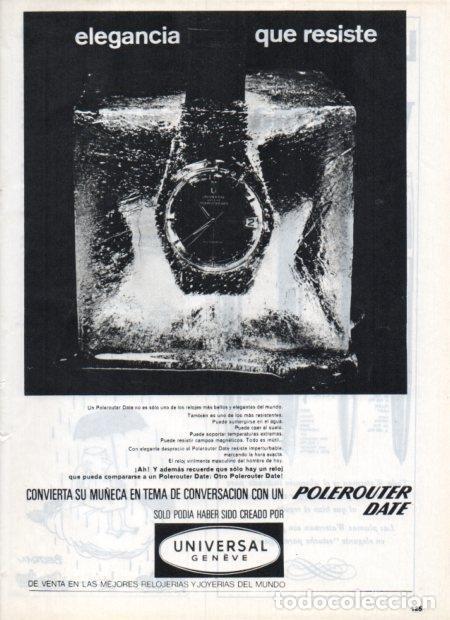 Postales: LAMINA V21667: Publicidad Polerouter Date de Universal Geneve - Varios