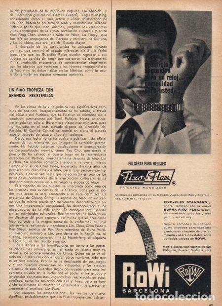 Postales: LAMINA V21602: Publicidad pulseras para relojes Fixo-Flex de Rowi - Varios