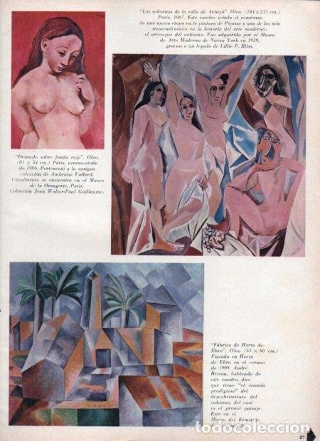 Postcards: LAMINA V21640: Las se&ntilde;oritas de la calle Avinyo por Picasso - Varios