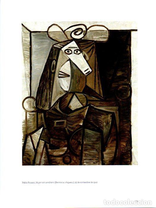 Postales: LAMINA V27973: Mujer con sombrero por Picasso - Varios