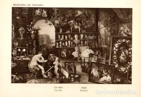 Cartes Postales: LAMINA V28174: La Vista por Brueghel de Velours - Bernardino de Pantorba