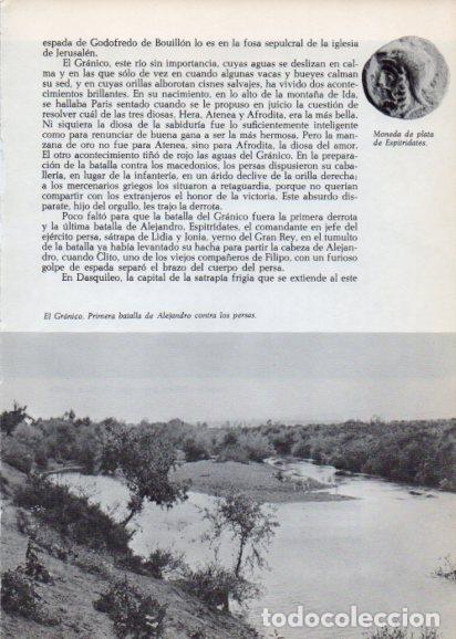 Cartoline: LAMINA V28235: El Granico y moneda de Espitridates - Peter Bamm