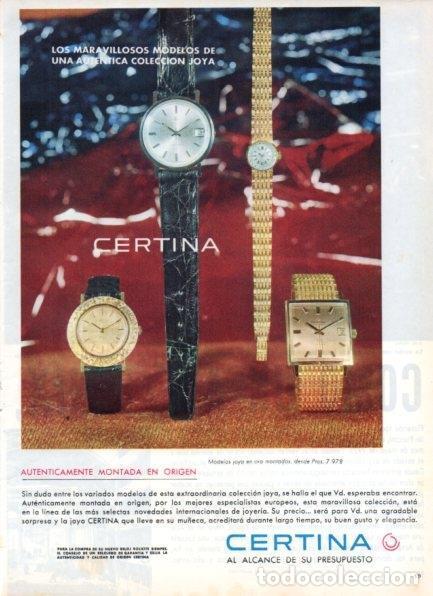 Postales: LAMINA V21231: Publicidad Certina relojes joya - Varios