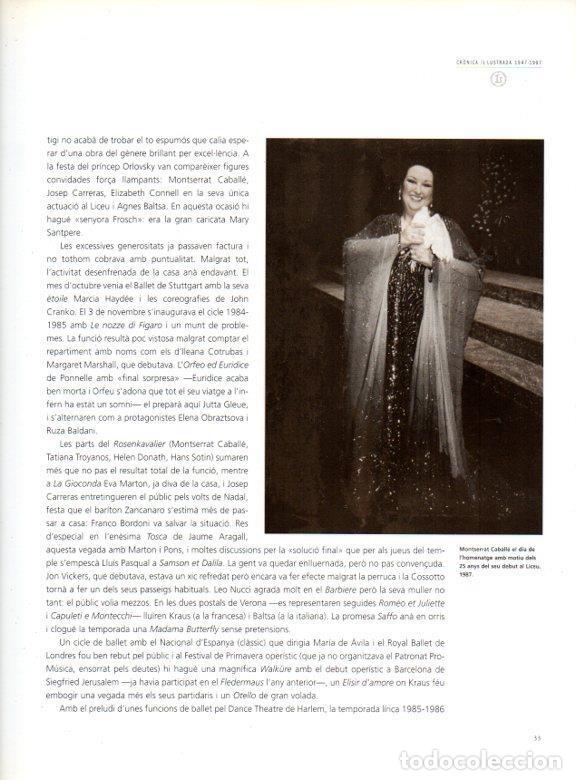 Postales: LAMINA V28573: Homenatge a Montserrat Caballe 25 anys del seu debut al Liceu 1987 - Varios