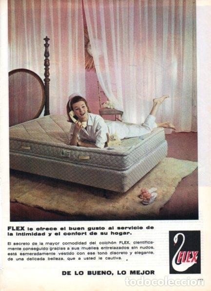 Postales: LAMINA V21262: Publicidad colchon Flex - Varios
