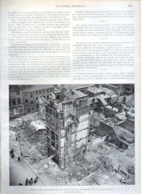 Postkarten: LAMINA V22436: Ruinas de una casa vistas desde la columna de Nelson - Augusto Riera