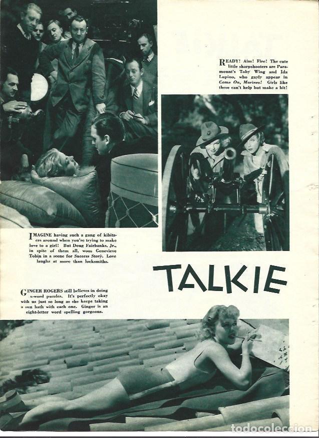 Postais: LAMINA 34363: Toby Wing, Ida Lupino y Ginger Rogers - VVAA