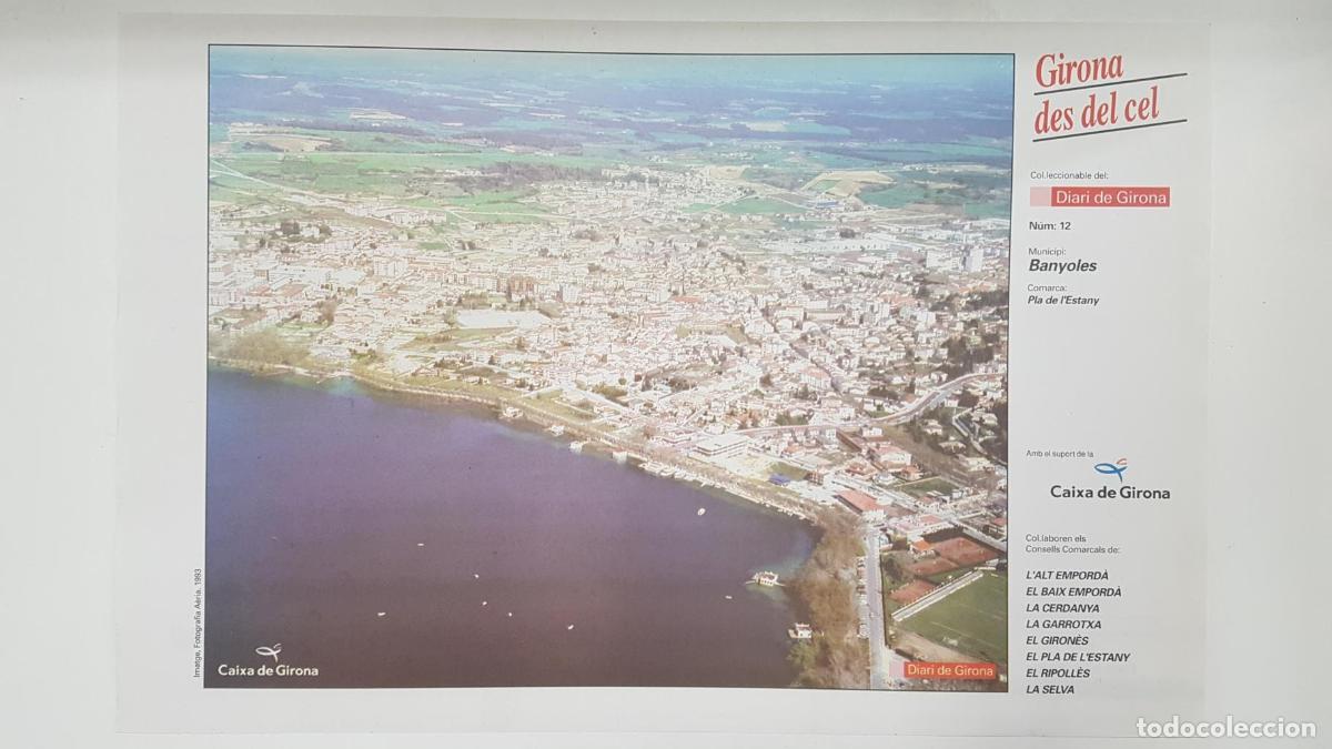 Cartoline: Lamina num 12 Girona des del cel: Municipi Banyoles (Comarca Pla de l'Estany - Girona) - NULL