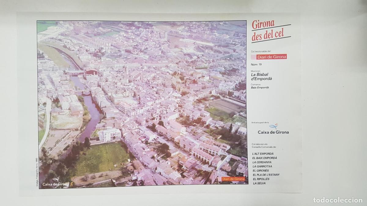 Postkarten: Lamina num 19 Girona des del cel: Municipi La Bisbal d'Empord&agrave; (Comarca Garrotxa - Girona) - NULL