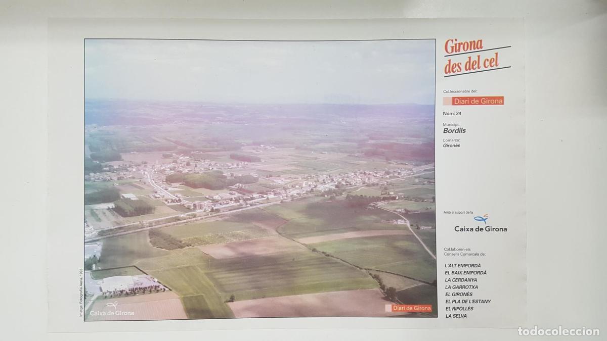 Postales: Lamina num 24 Girona des del cel: Municipi Bordils (Comarca Giron&egrave;s - Girona) - NULL
