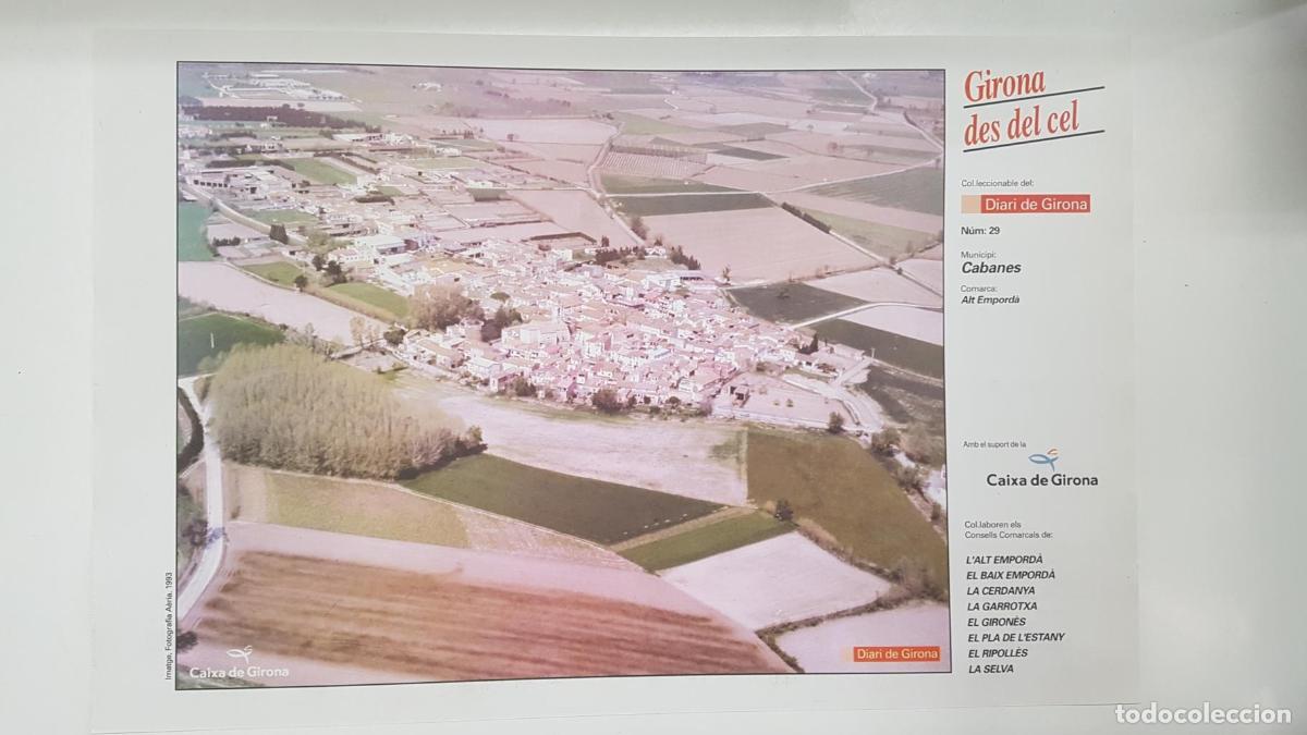 Cartes Postales: Lamina num 29 Girona des del cel: Municipi Cabanes (Comarca Alt Empord&agrave; - Girona) - NULL