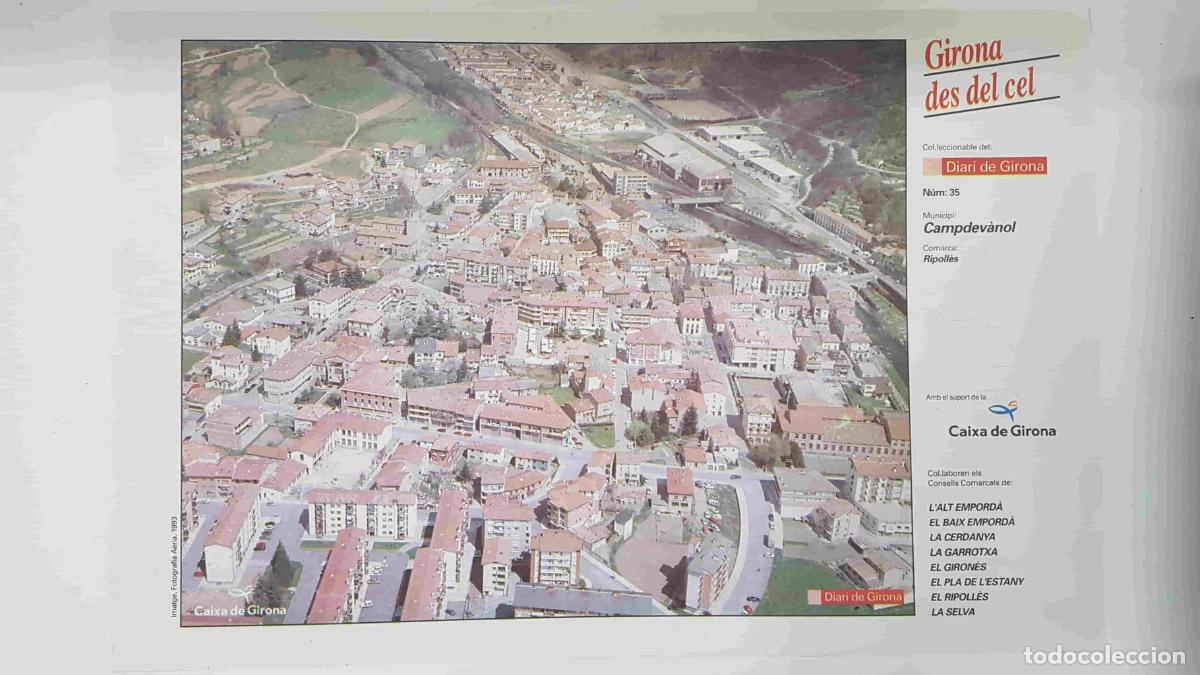 Postais: Lamina num 35 Girona des del cel: Municipi Campdev&agrave;nol (Comarca Ripoll&egrave;s - Girona) - NULL